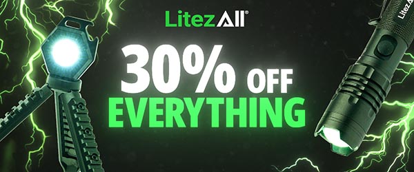 Get 30% off all LitezAll products at Toolstop